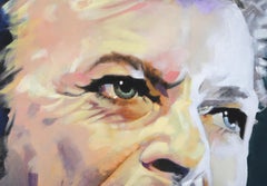 David Bowie, Pop Art Oil Painting on Canvas by David Thorpe