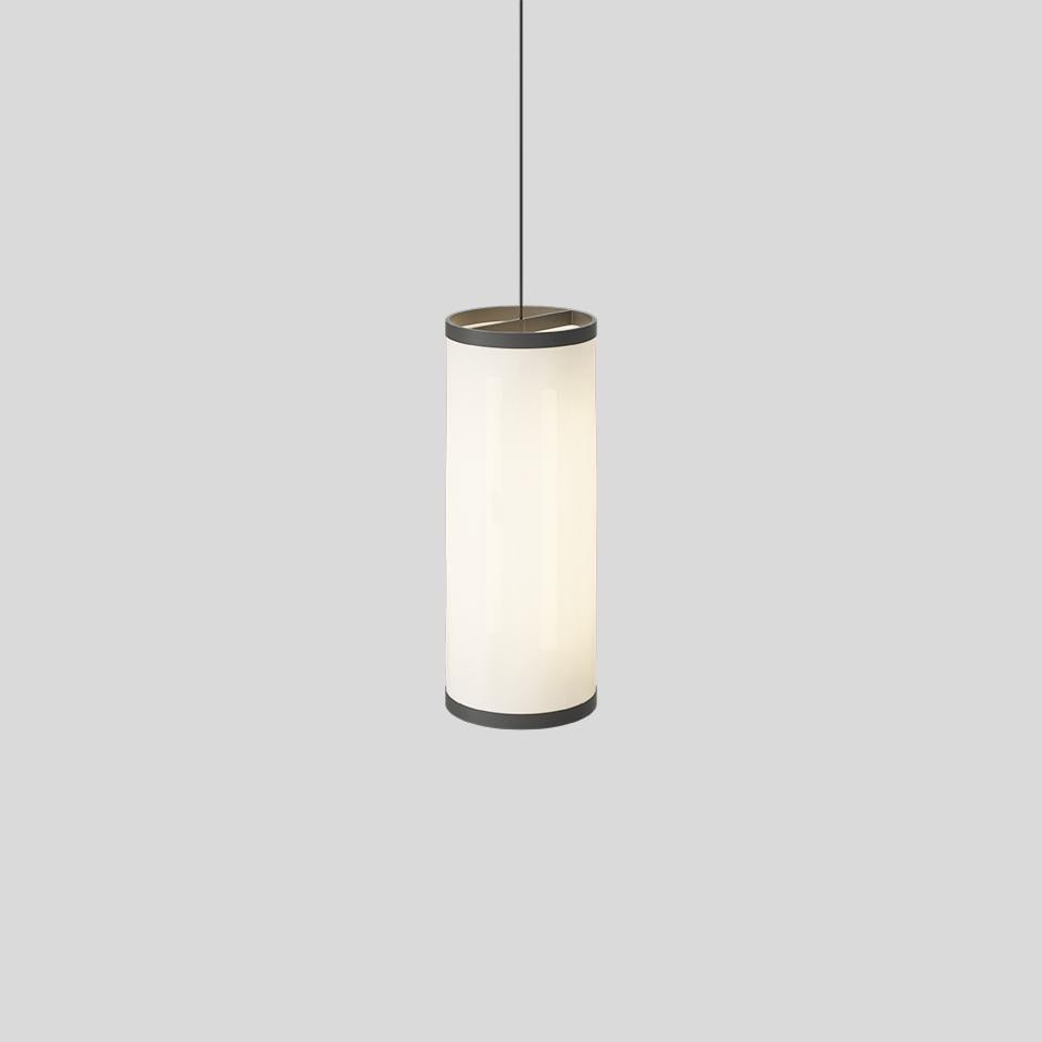 Isol Suspension Lamp
Design by David Thulstrup

Specifications: Isolators
Typology: Suspension
Materials: Aluminium Structure, Acoustic Absorbent Fabric Diffuser with Snowsound® Technology
Dimensions: Ø 300 x H 1260 mm
Diffuser diameter: Ø 300