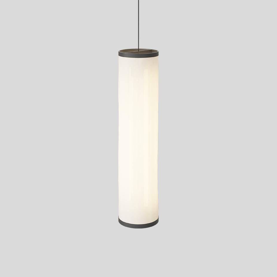 Mid-Century Modern David Thulstrup Isol Suspension Lamp 30/126 Cream for Astep For Sale