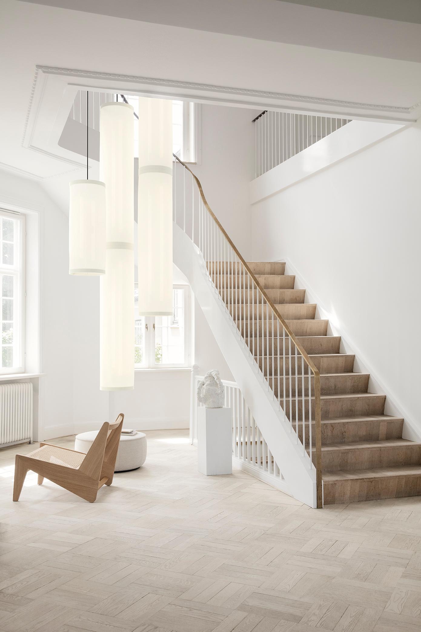 David Thulstrup Isol Suspension Lamp 30/126 Cream for Astep For Sale 2