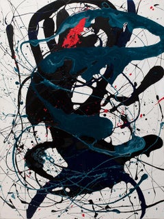 Cosmic Tango – Abstraktes Gemälde