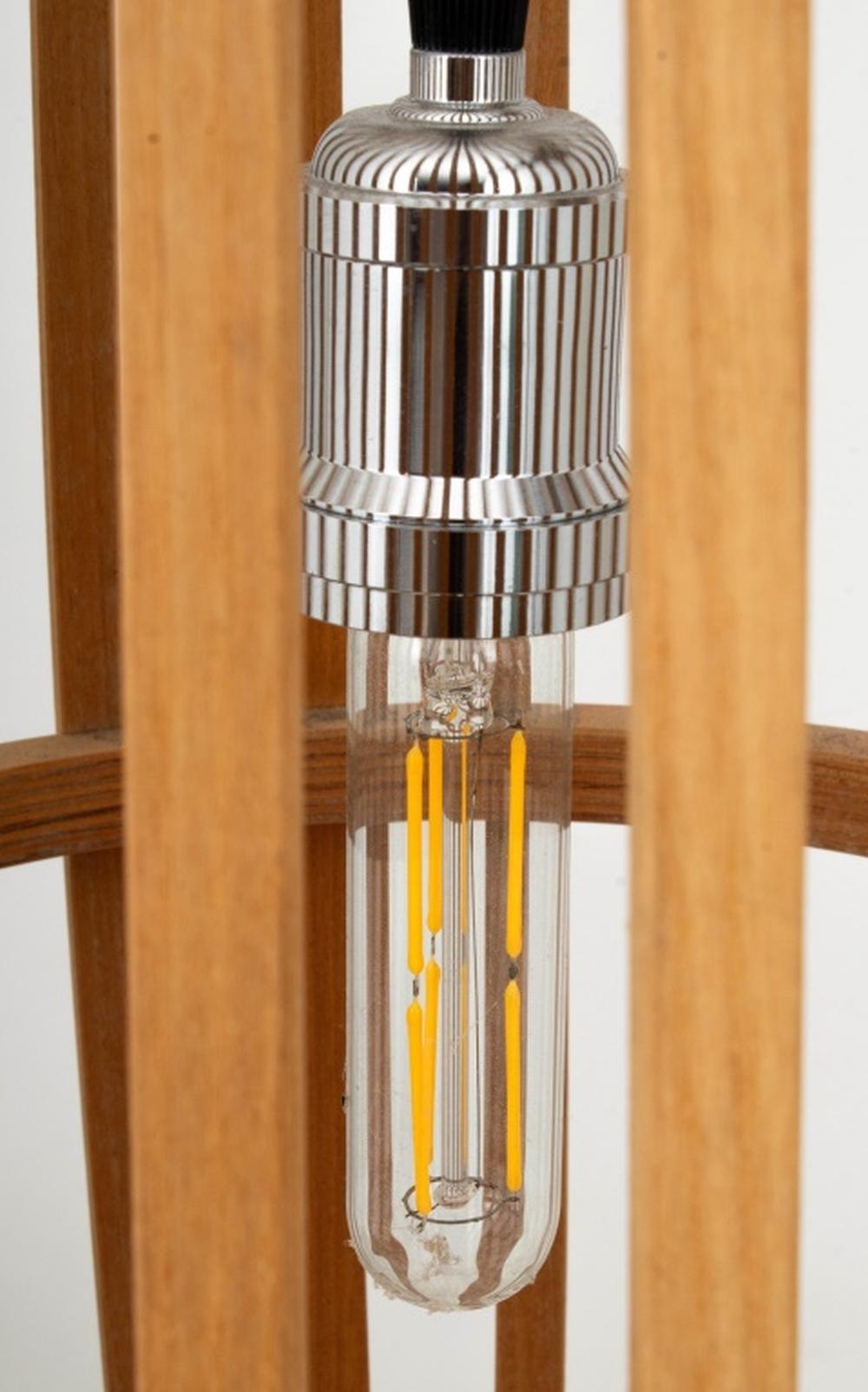 XX secolo Lampada a sospensione in legno curvo in stile David Trubridge in vendita