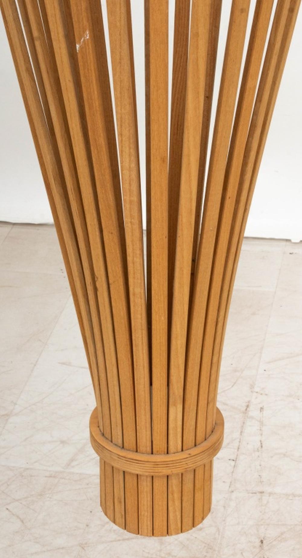 Legno curvato Lampada a sospensione in legno curvo in stile David Trubridge in vendita