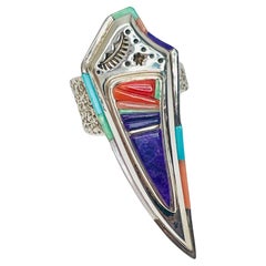 David Tune Native American Inlay Ring