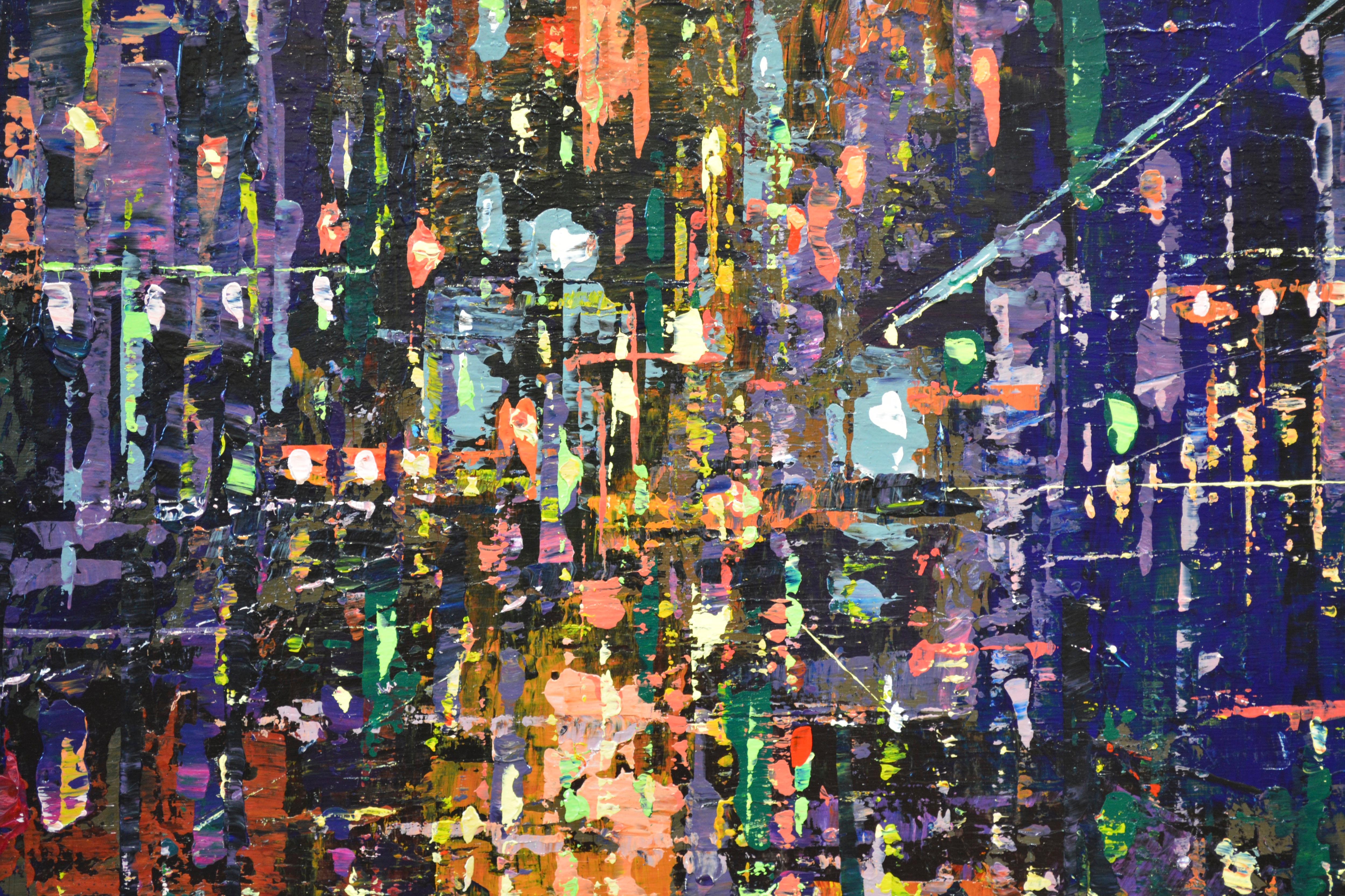 Canadian Contemporary Art by David Tycho - City in the Key of Purple 3