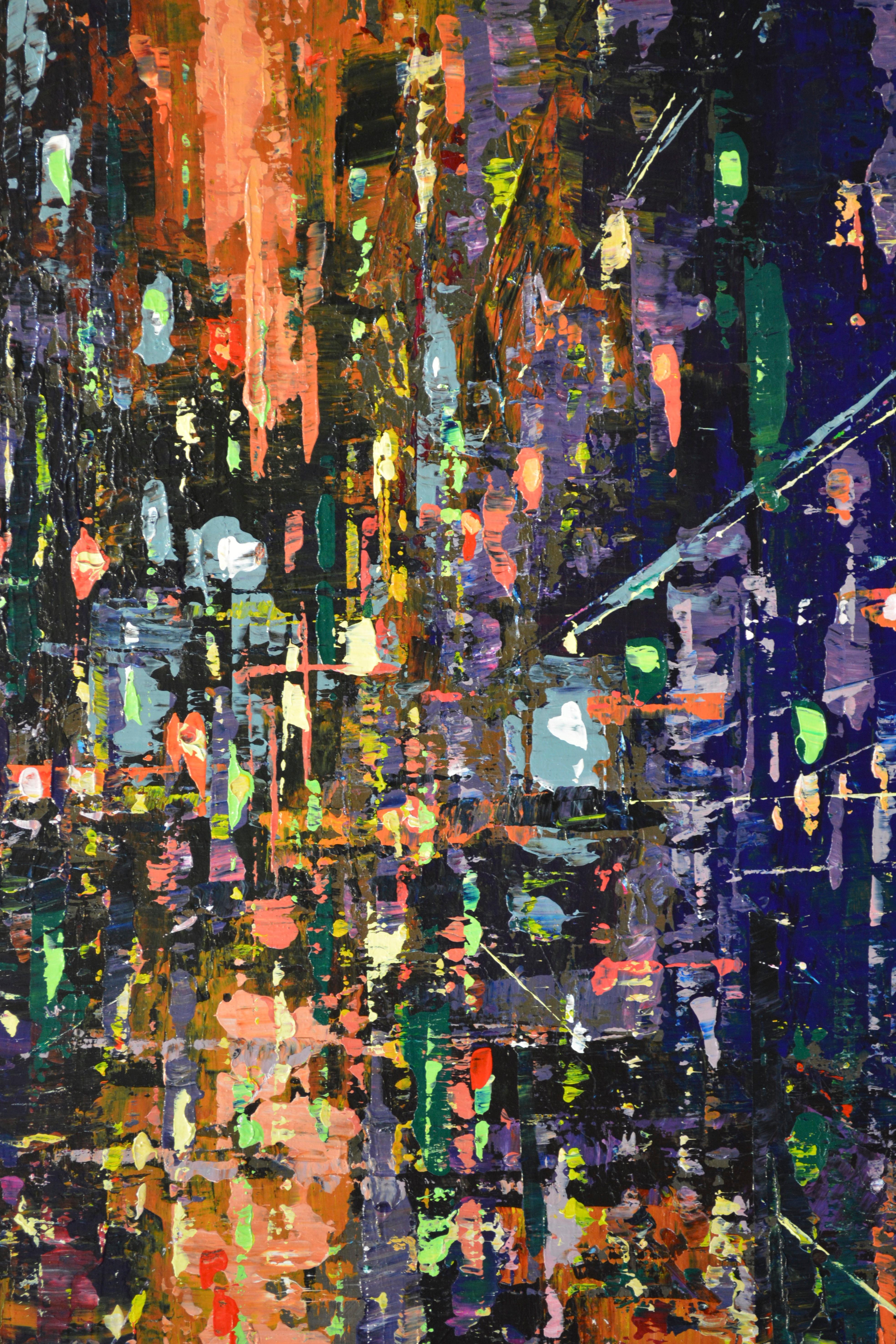 Canadian Contemporary Art by David Tycho - City in the Key of Purple 4