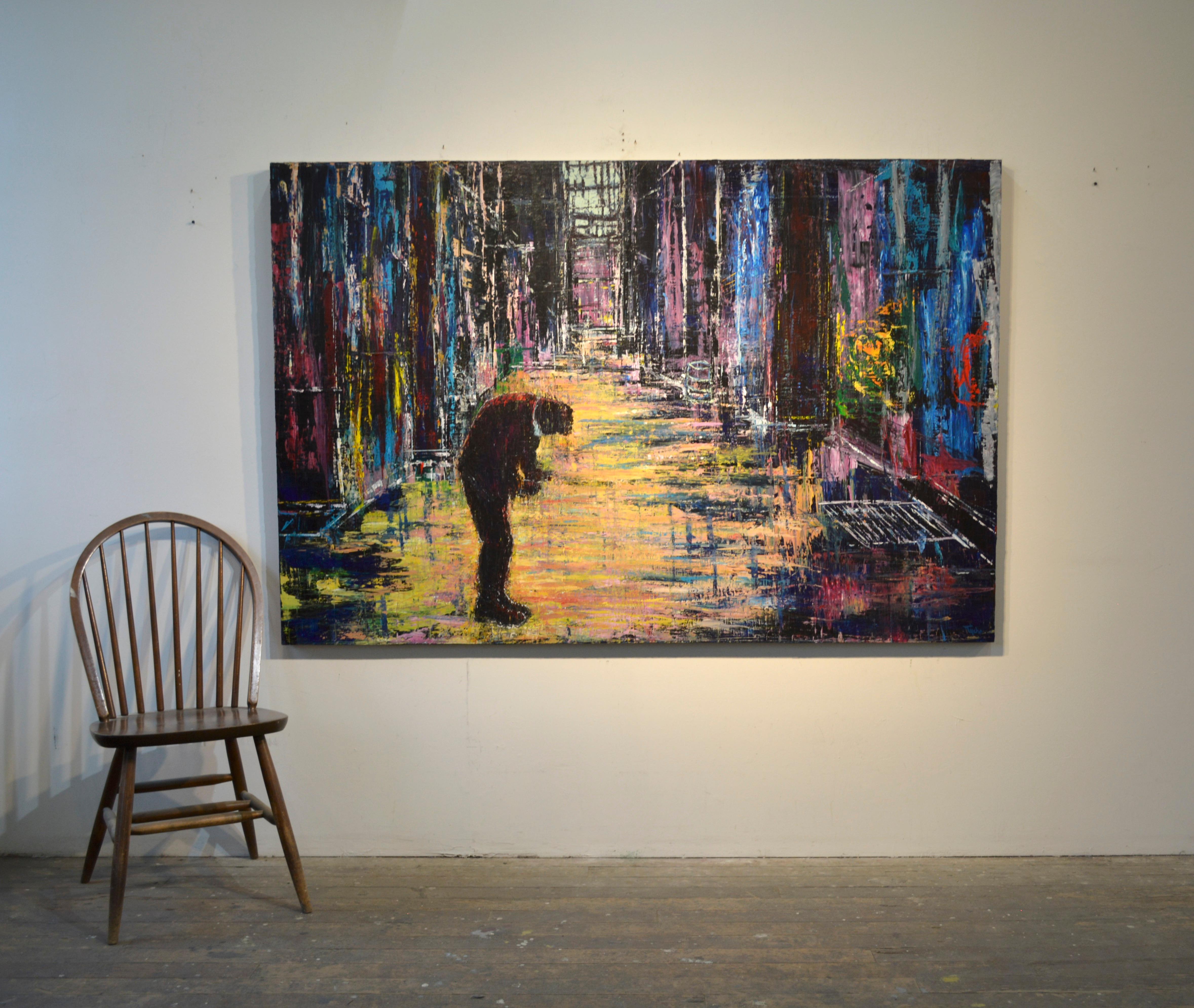 Kanadische zeitgenössische kanadische Kunst von David Tycho - Im Schatten von Shagri-La im Angebot 3
