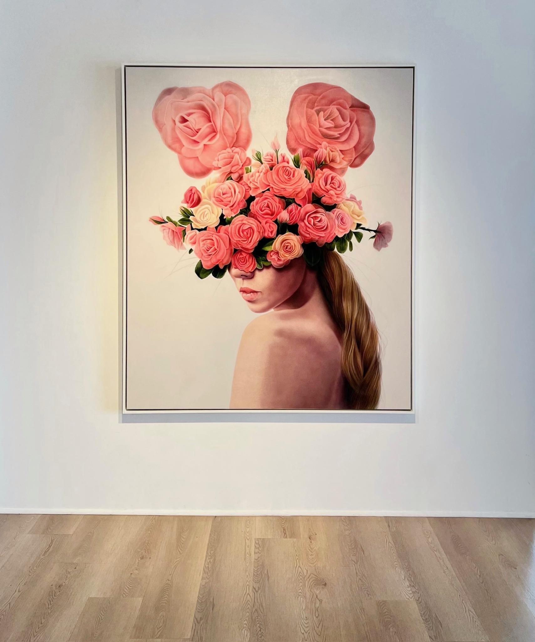 Flower Crown - Contemporary Painting by David Uessem