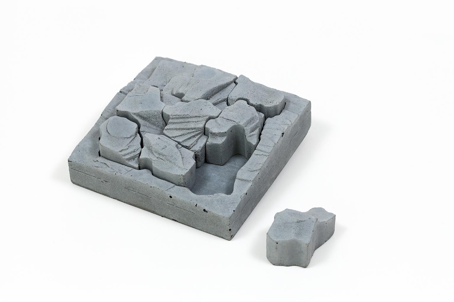 David Umemoto Figurative Sculpture - Puzzle no. 1