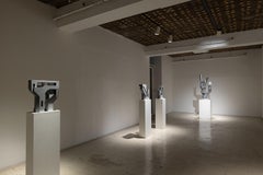 Citadel No.2 Concrete Sculpture, Contemporary, Unframed, 18x17 in