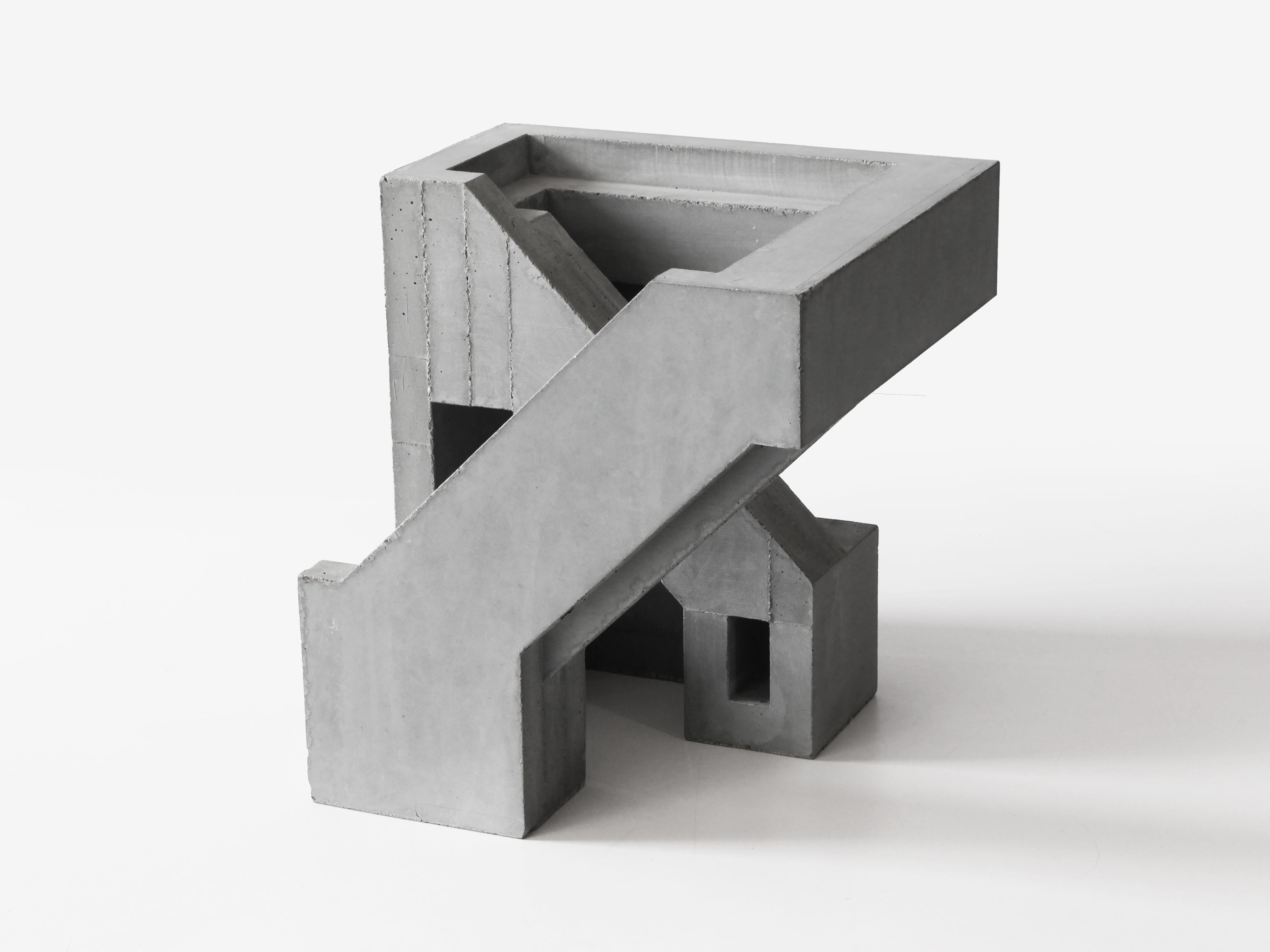 David Umemoto Figurative Sculpture - Cubic Geometry TWELVE:5