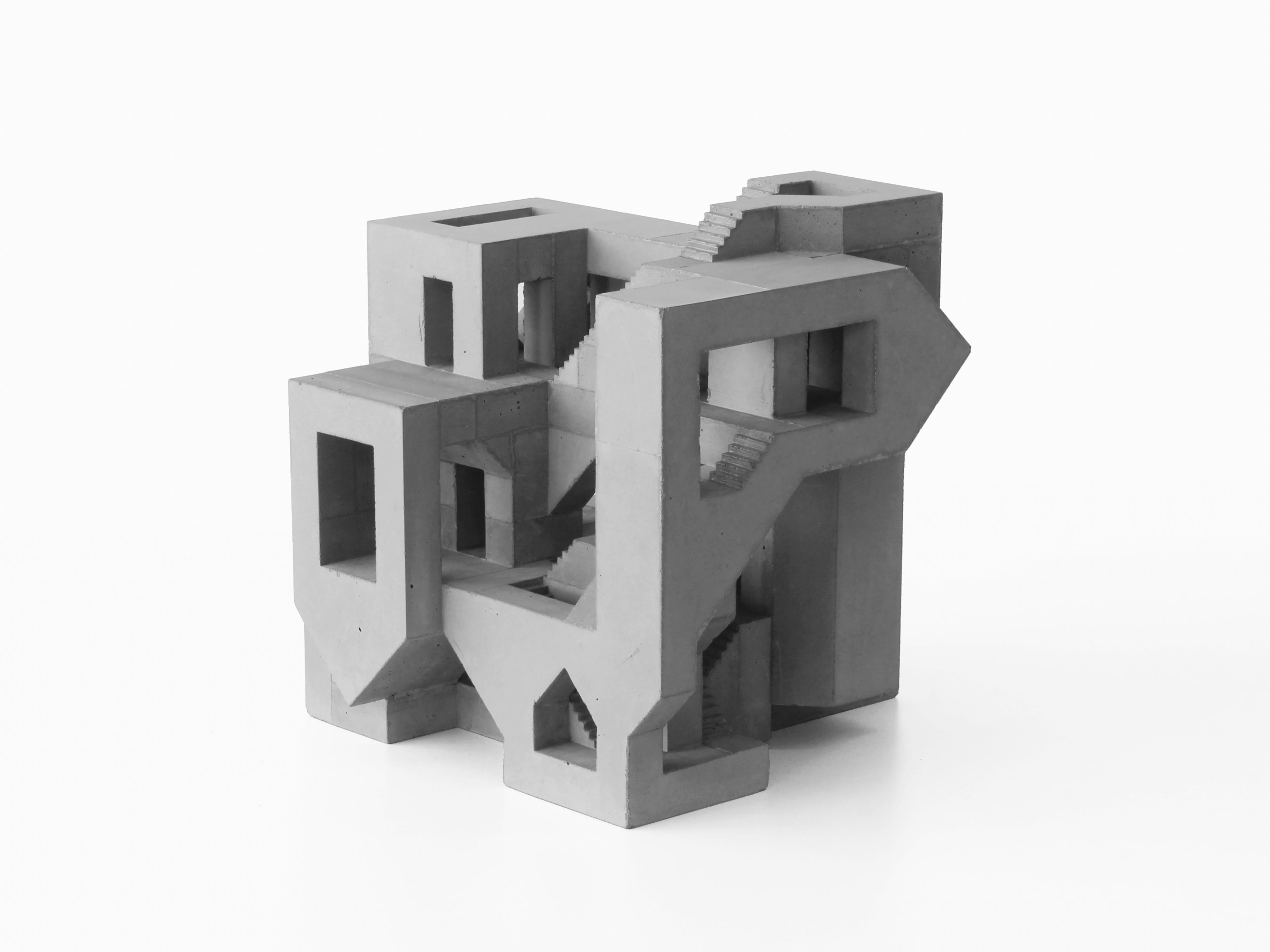 David Umemoto Figurative Sculpture – Haus Nr.12
