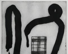 Like Seeing Fallen Brightly Away 2 Abstract Expressionist Etching by David Urban