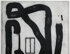 Like Seeing Fallen Brightly Away 3 Abstract Expressionist Etching by David Urban