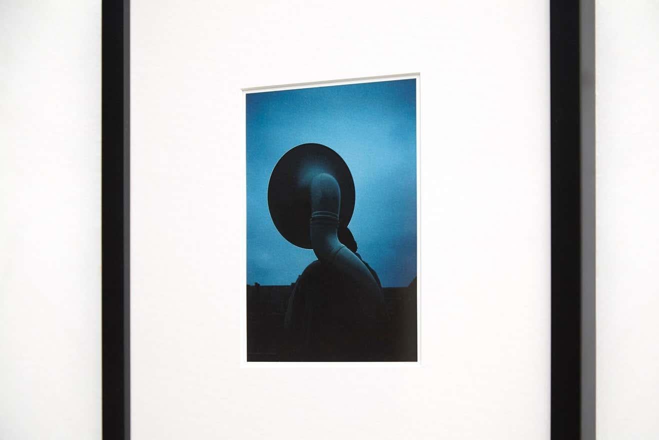 Modern David Urbano Contemporary Photography Le Trombone, Blue Ordinary Life Serie For Sale