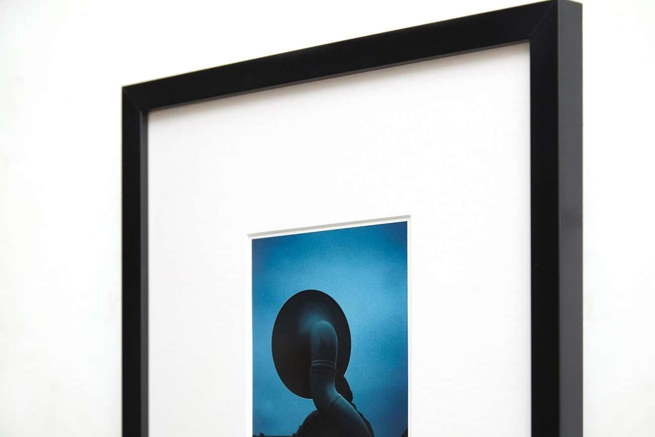 Spanish David Urbano Contemporary Photography Le Trombone, Blue Ordinary Life Serie For Sale
