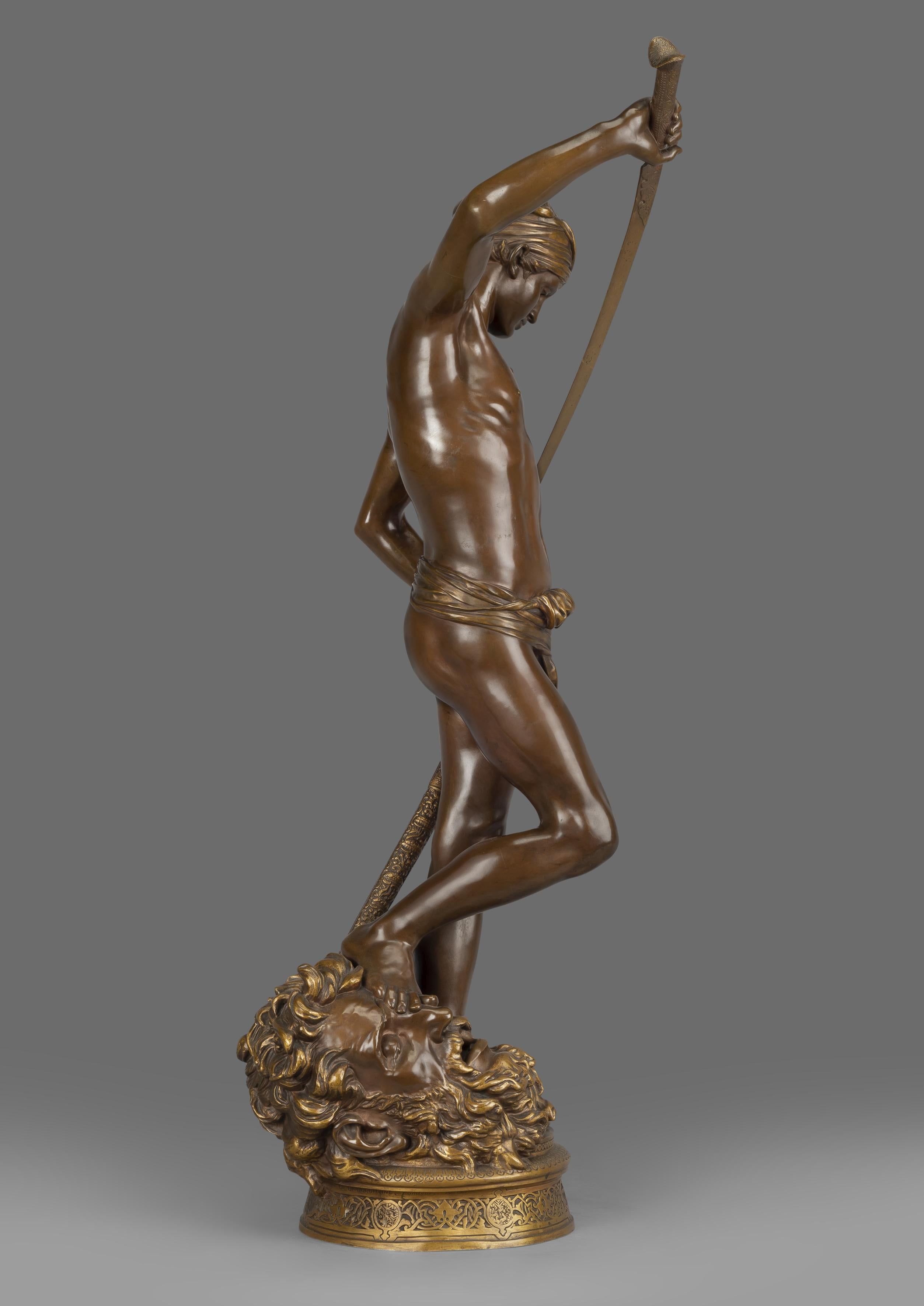 bronze david