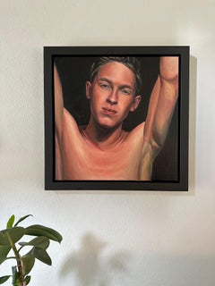 Confidence- 21st Century Contemporary Portrait of a Boy with Bare chest