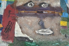 Chakra - Pittura astratta africana Blu Giallo Marrone Verde Bianco Beige Arancione