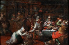 Antique The peasant's sorrow - David Vinckeboons (1576 - 1632) 