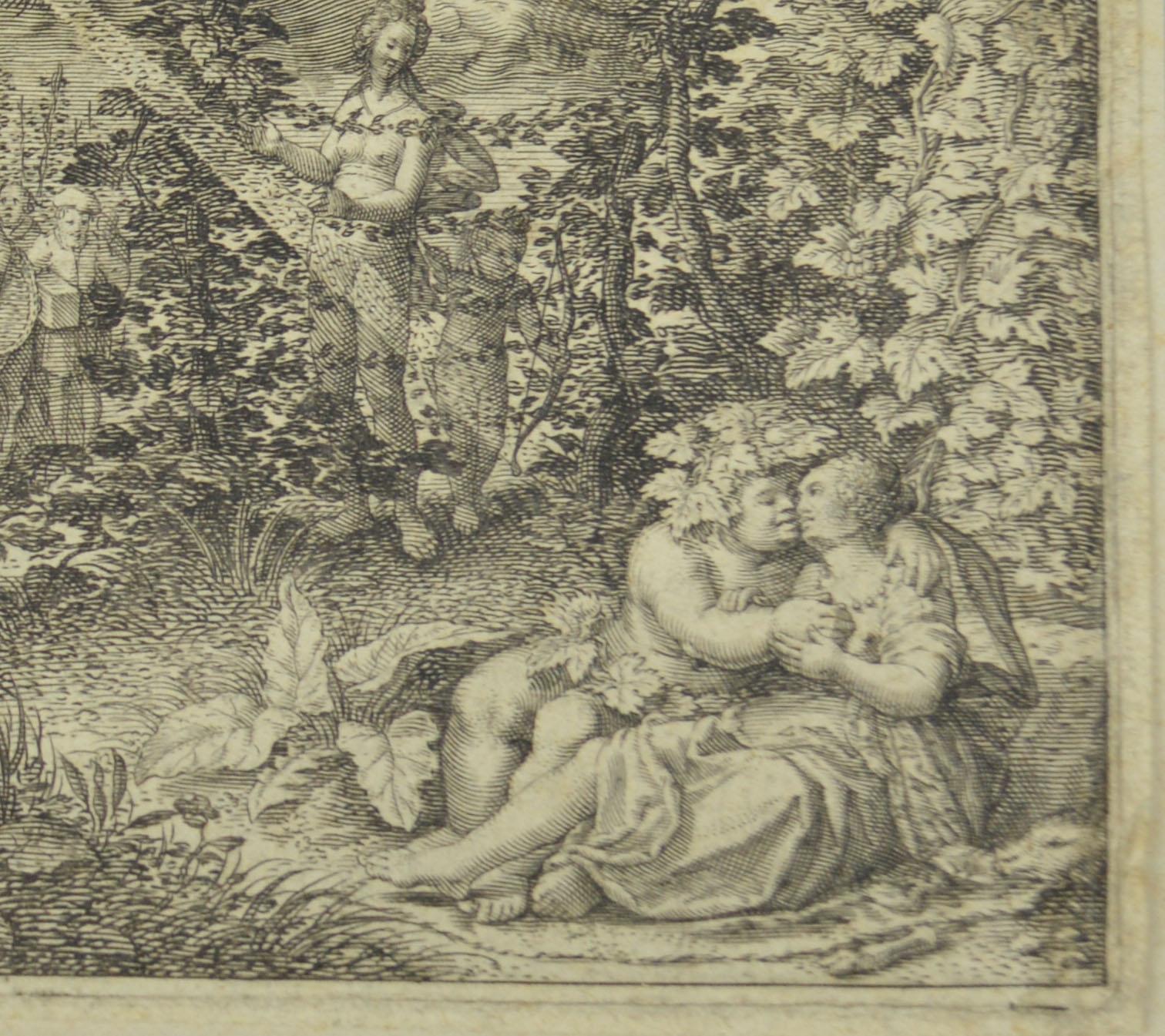 Renaissance David Vinckeboons 'DVB' Allegorical, Dutch, 1616