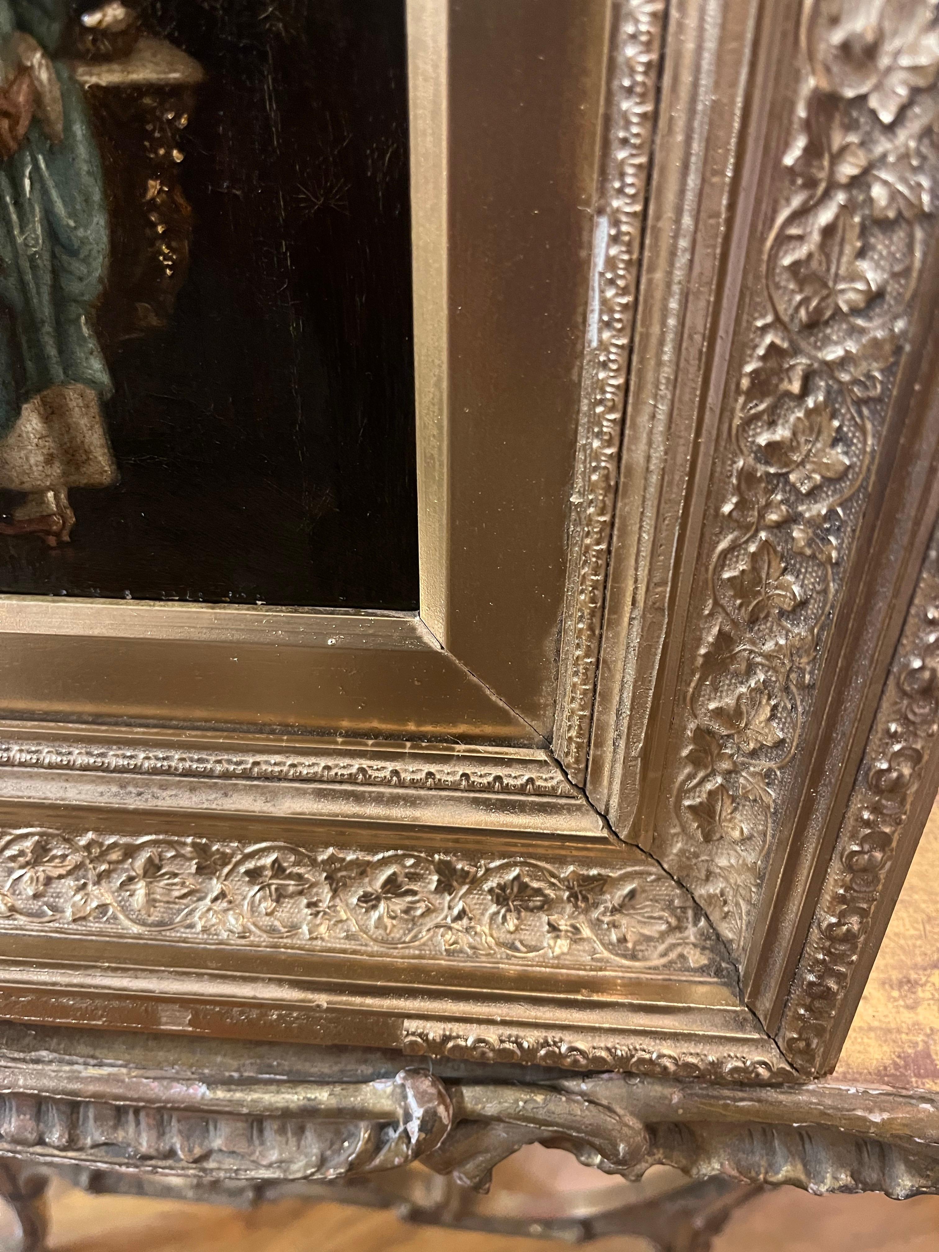 PEINTURE A L'HUILE Antique 19ème siècle Fine Quality Piece Gold Gilt frame ( damaged frame )

PEINTURE A L'HUILE D'ANCIEN MAITRE DE L'ECOLE BRITANNIQUE 19ème siècle dans un cadre doré

Description. 

19e siècle Pièce

