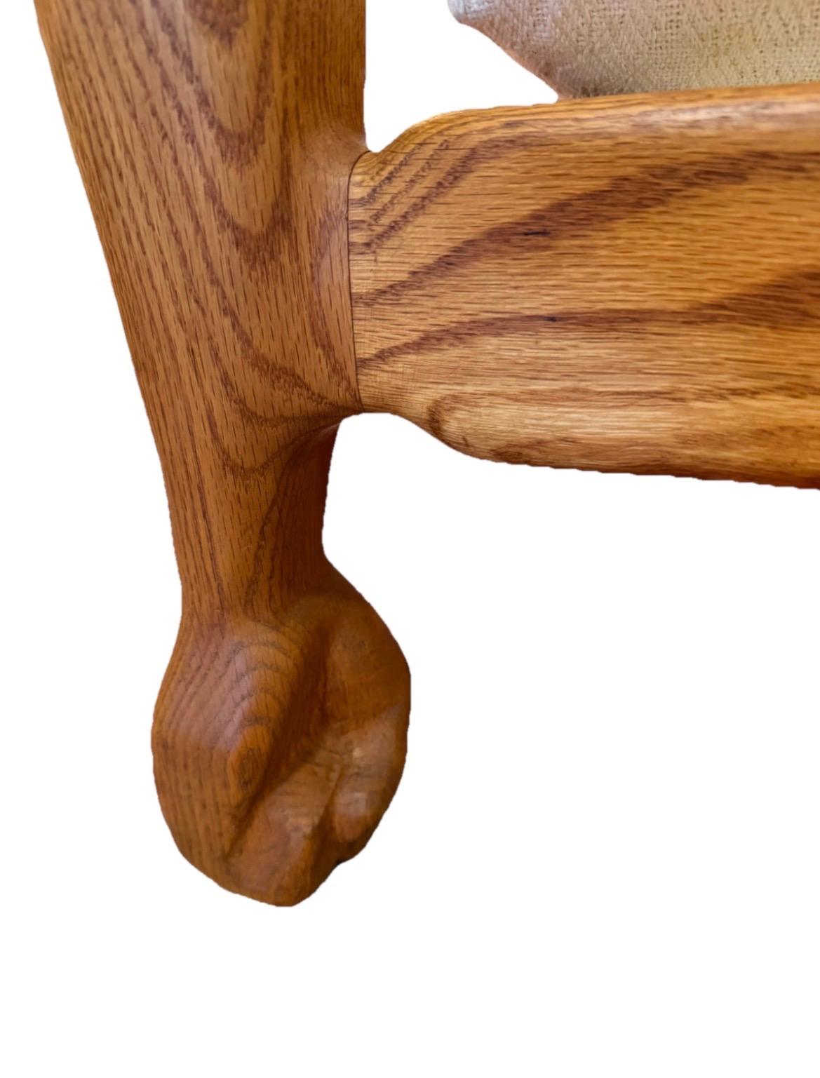 David Warner (apprenti /menuisier pour Wendell Castle) sièges d'amour OAK c.1970s en vente 4
