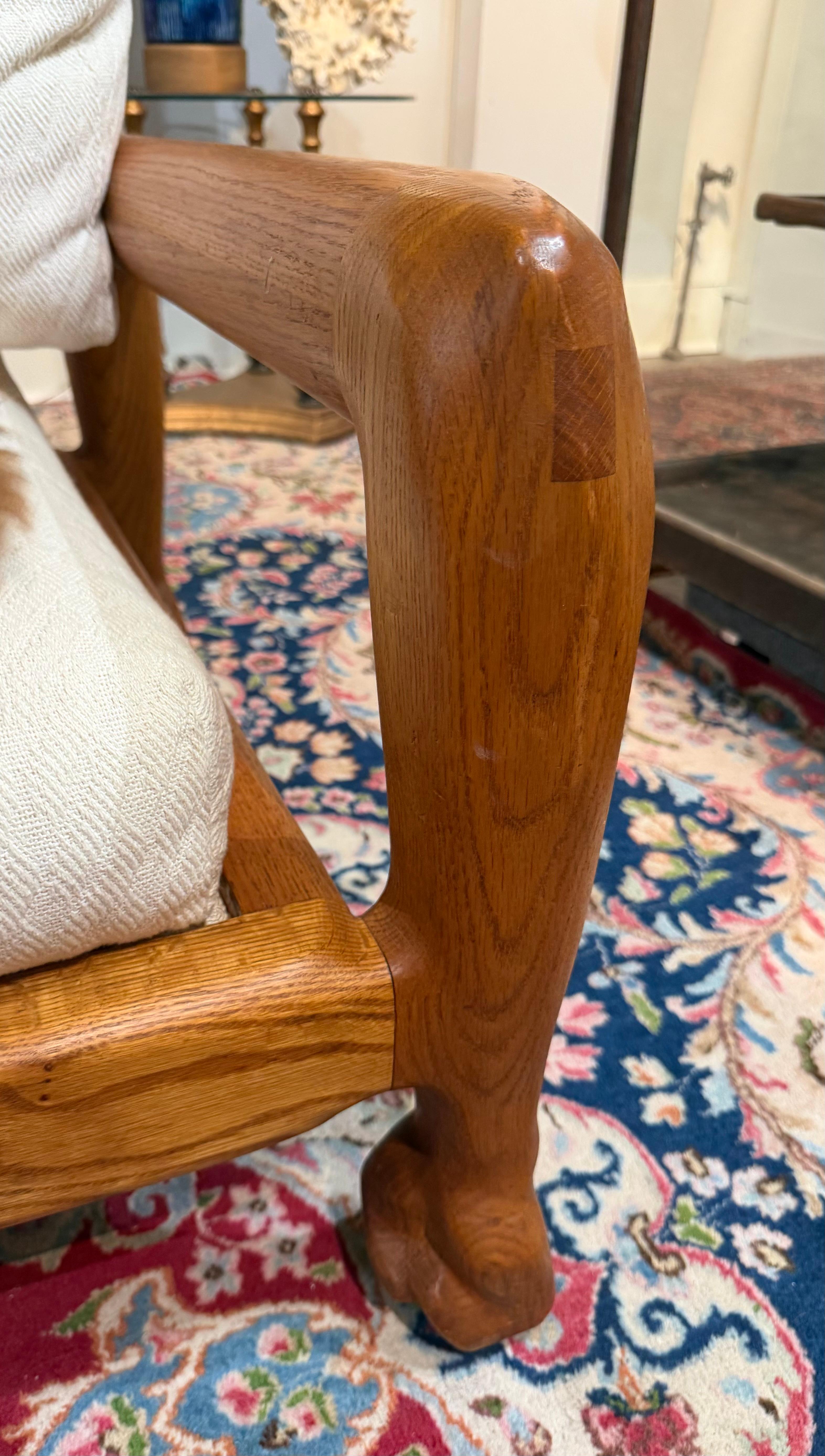 Américain David Warner (apprenti /menuisier pour Wendell Castle) sièges d'amour OAK c.1970s en vente