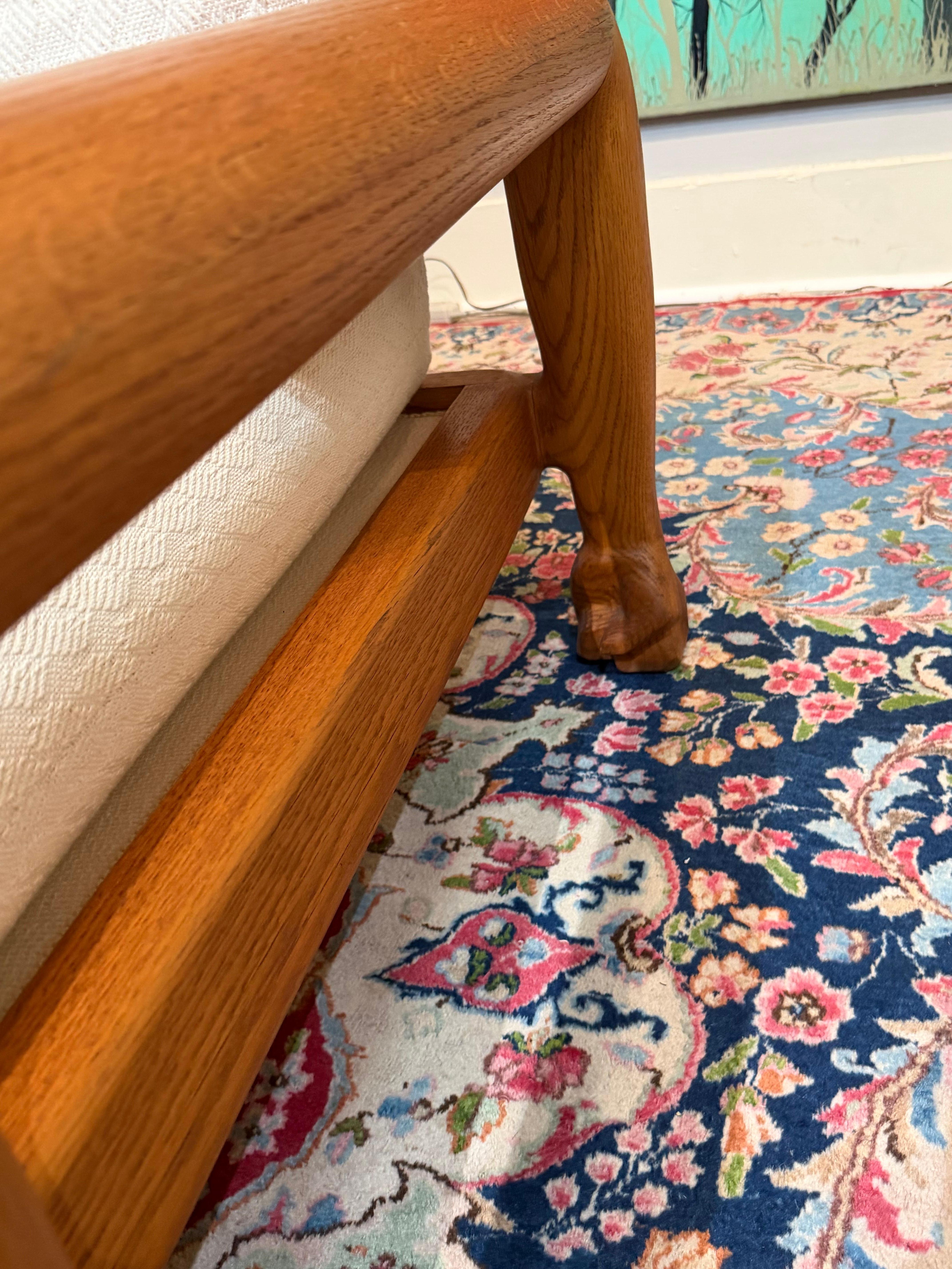 Fin du 20e siècle David Warner (apprenti /menuisier pour Wendell Castle) sièges d'amour OAK c.1970s en vente