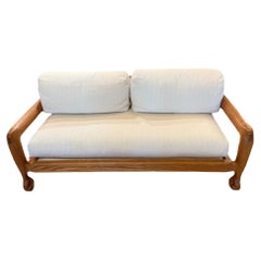 David Warner (apprentice /woodworker for Wendell Castle) love seats OAK c.1970s