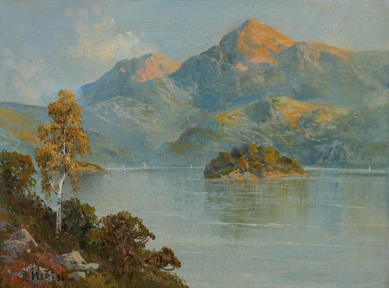 David Watts S.S.A. David Watts S.S.A. Early 20th Century Oil, Loch