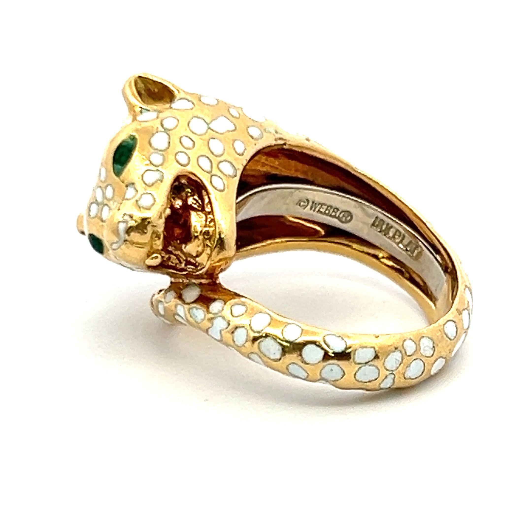 Designer:
DAVID WEBB


Title:
David Webb 0.04 Carat X Emerald 18 Karat Two Tone Gold/Platinum Ballerina Ring


Style:
Enamel


Metal:
18 Karat Two Tone Gold/Plat


Gemstone 1:
0.04 Carat EMR


Number of