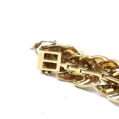 David Webb 18-Karat Gold Weave Watch Bracelet