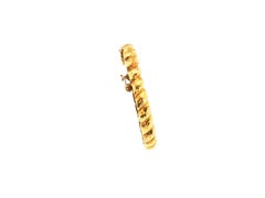 Broche de David Webb, de oro amarillo de 18 quilates, 1,8 x 0,2 pulgadas, 42,07 gramos
