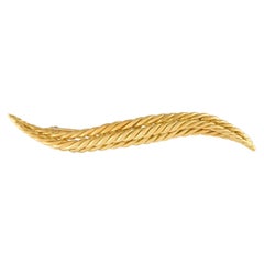 David Webb Broche en or jaune 18 carats