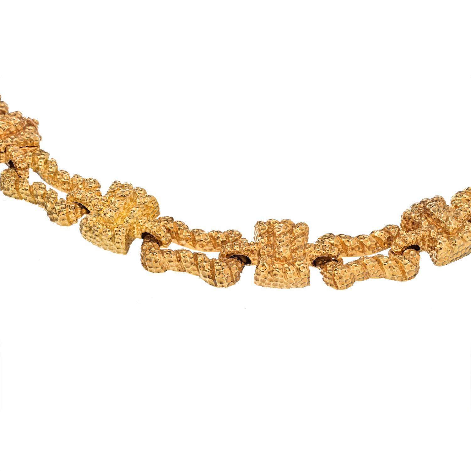 Verstellbare Kette aus 18 Karat Gelbgold mit französischer Chinois-Jade-Halskette von David Webb (Moderne) im Angebot