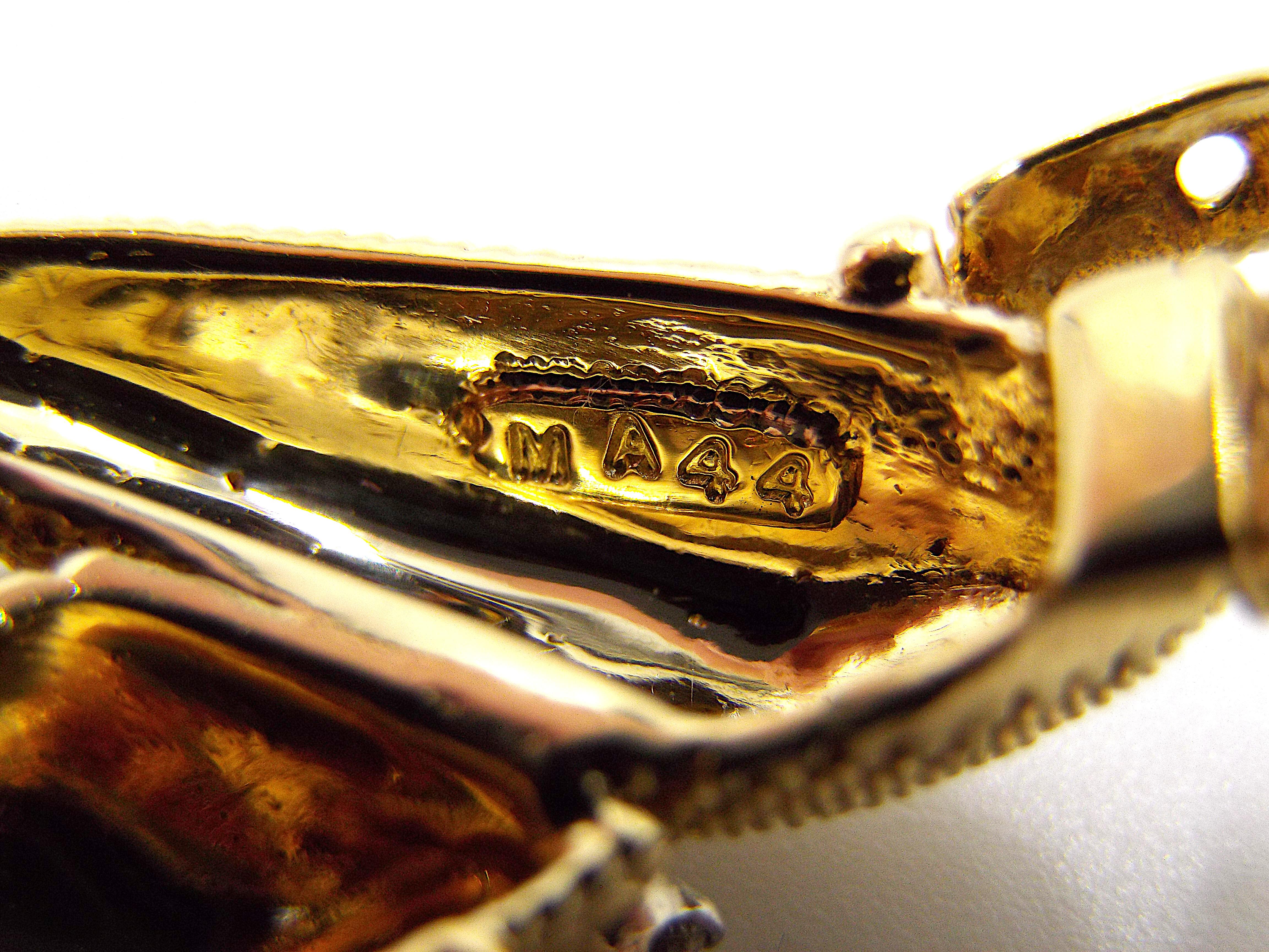 David Webb Bracelet en or jaune 18 carats et diamants Bon état - En vente à New York, NY