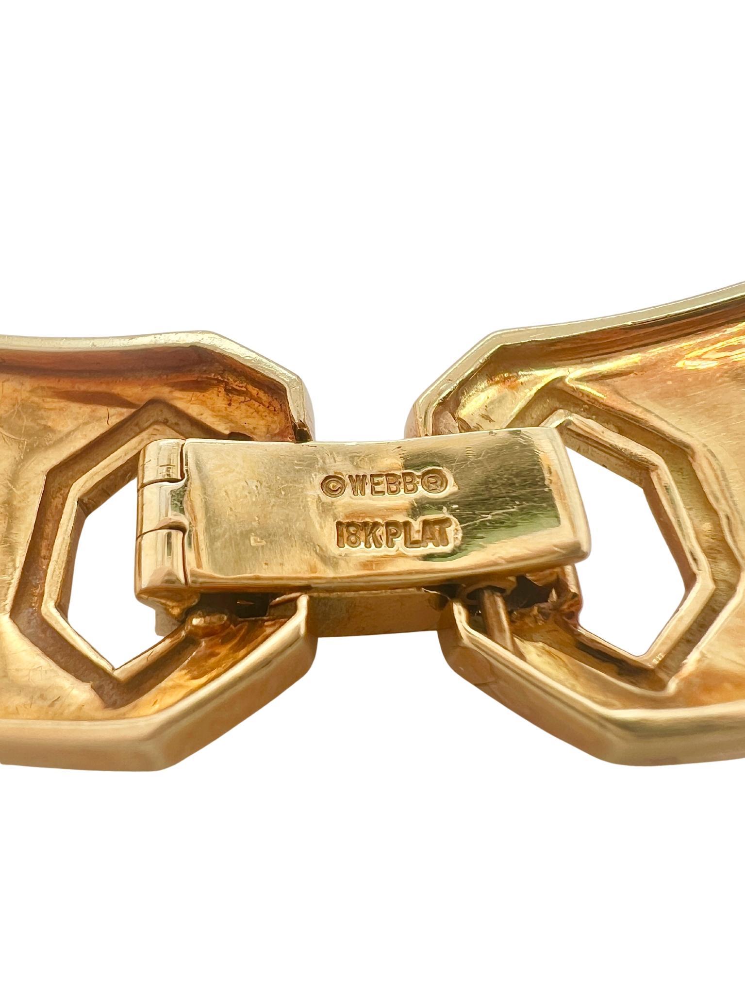 De las mujeres David Webb Collar de diamantes de oro amarillo de 18 quilates en venta