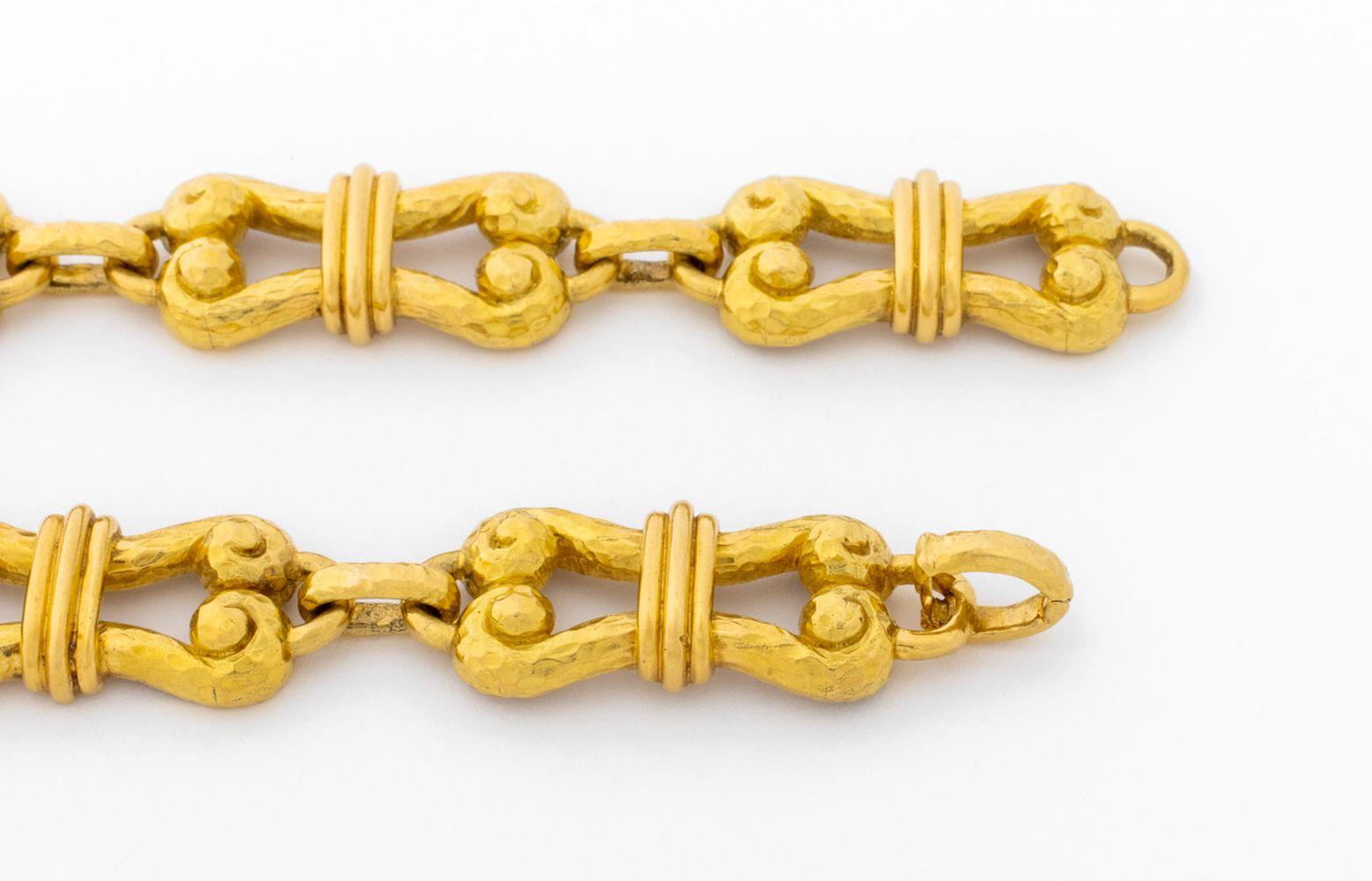 David Webb - Collier à maillons infinis en or jaune 18 carats en vente 1