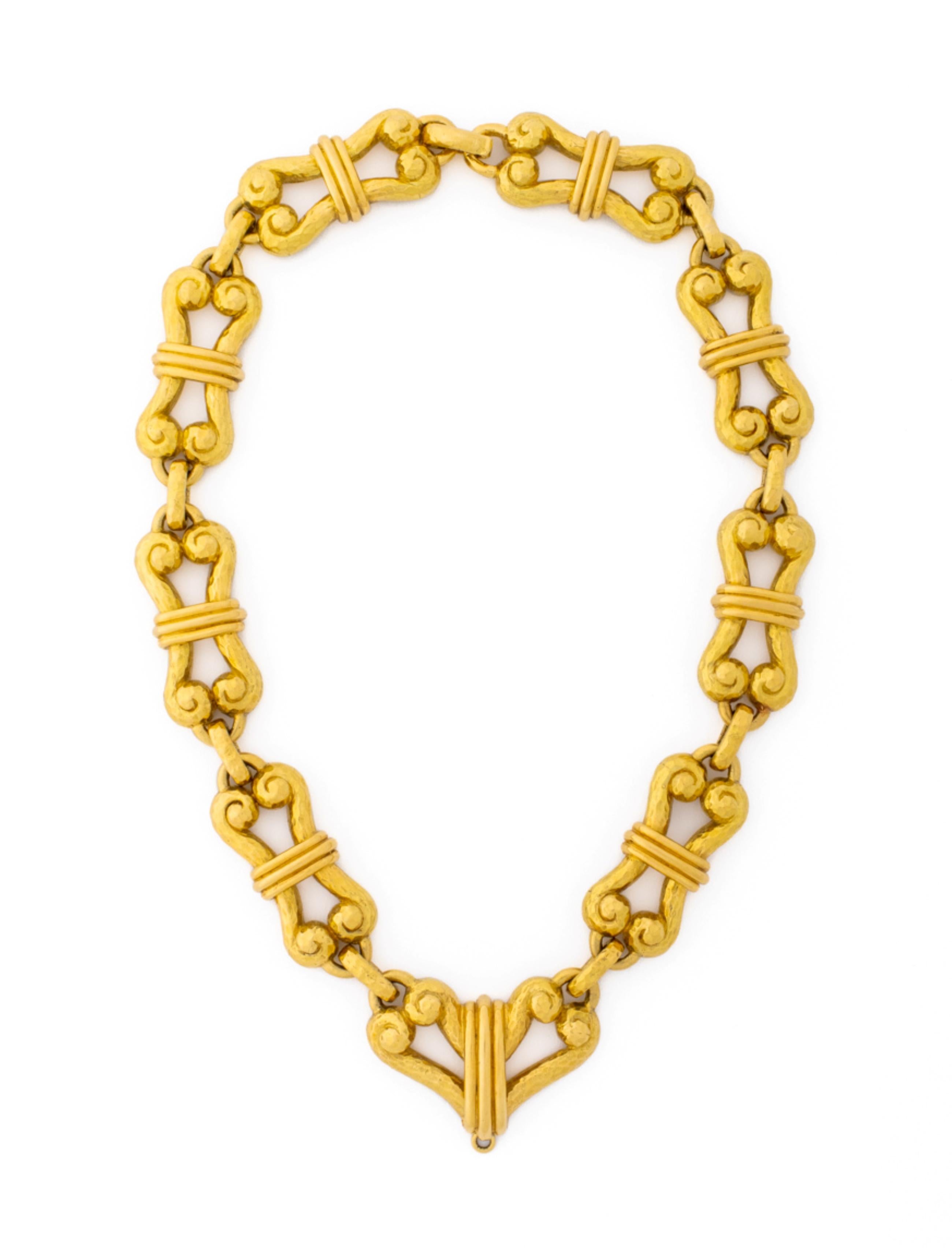 David Webb - Collier à maillons infinis en or jaune 18 carats en vente 4