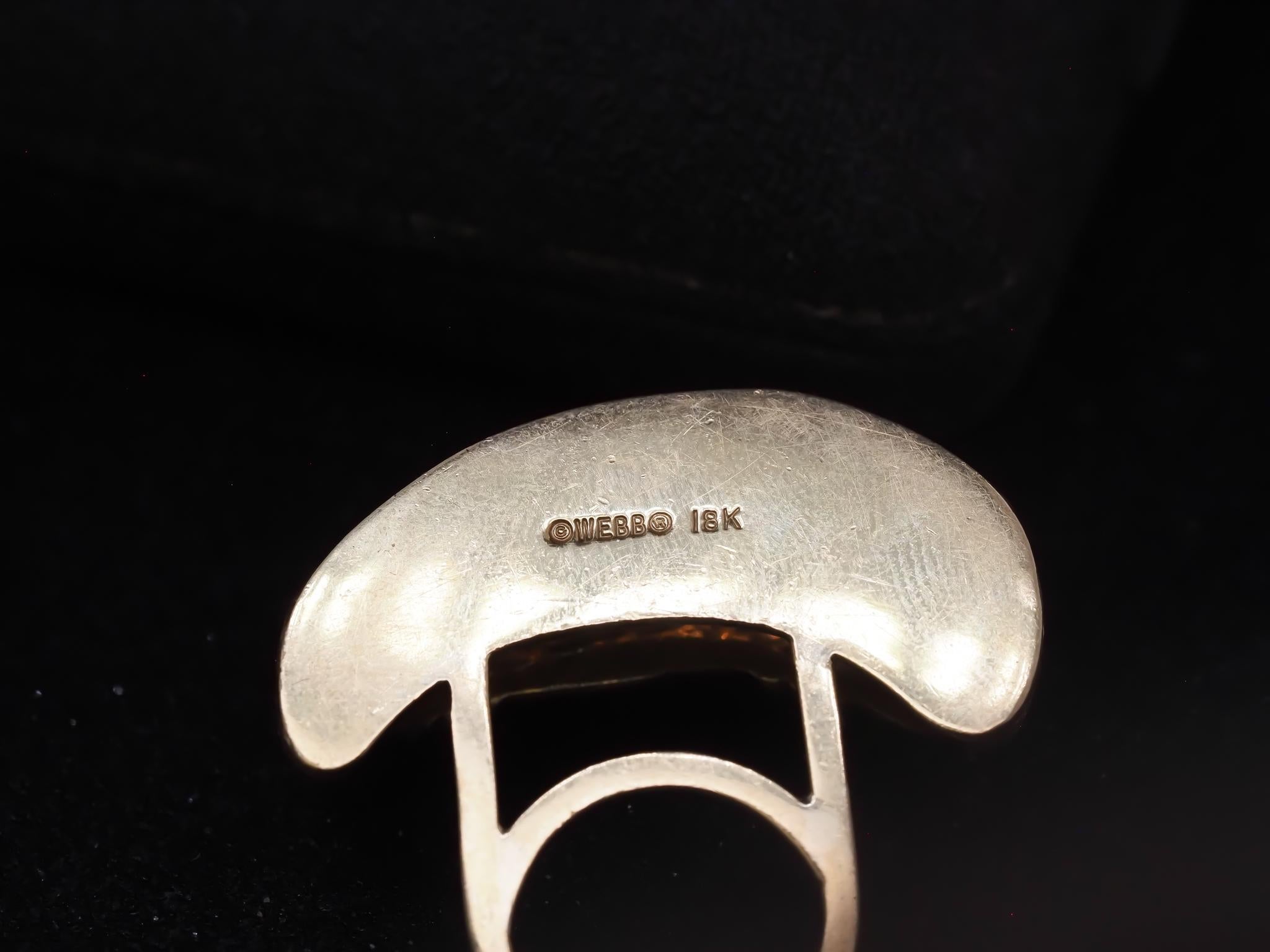 Boucle de ceinture du zodiac Taurus en or jaune 18K de David Webb - VHK#476a en vente 1