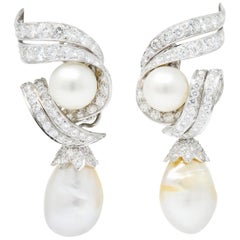 Platinum Clip-on Earrings