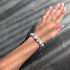 David Webb Bracciale Arlecchino in oro giallo 18 carati con smalto e diamanti del 1980