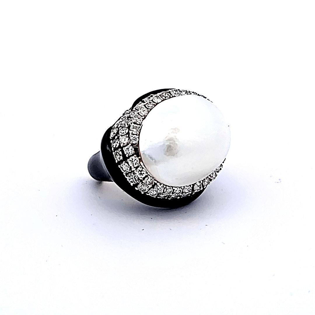 David Webb 4.00 Carat Round Brilliant H VS1 Diamond 18K YG Cocktail Ring For Sale 1