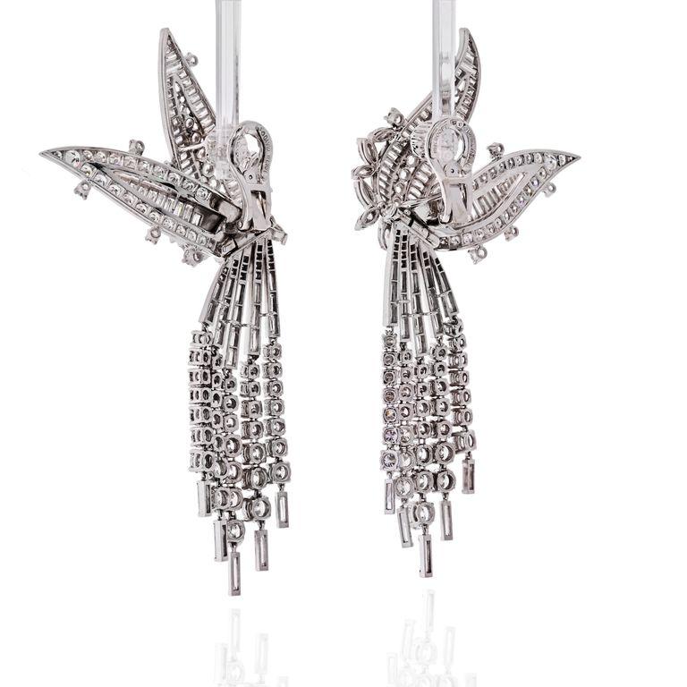 diamond statement earrings