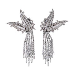 David Webb 50 Carats Spectacular Statement Diamond Earrings