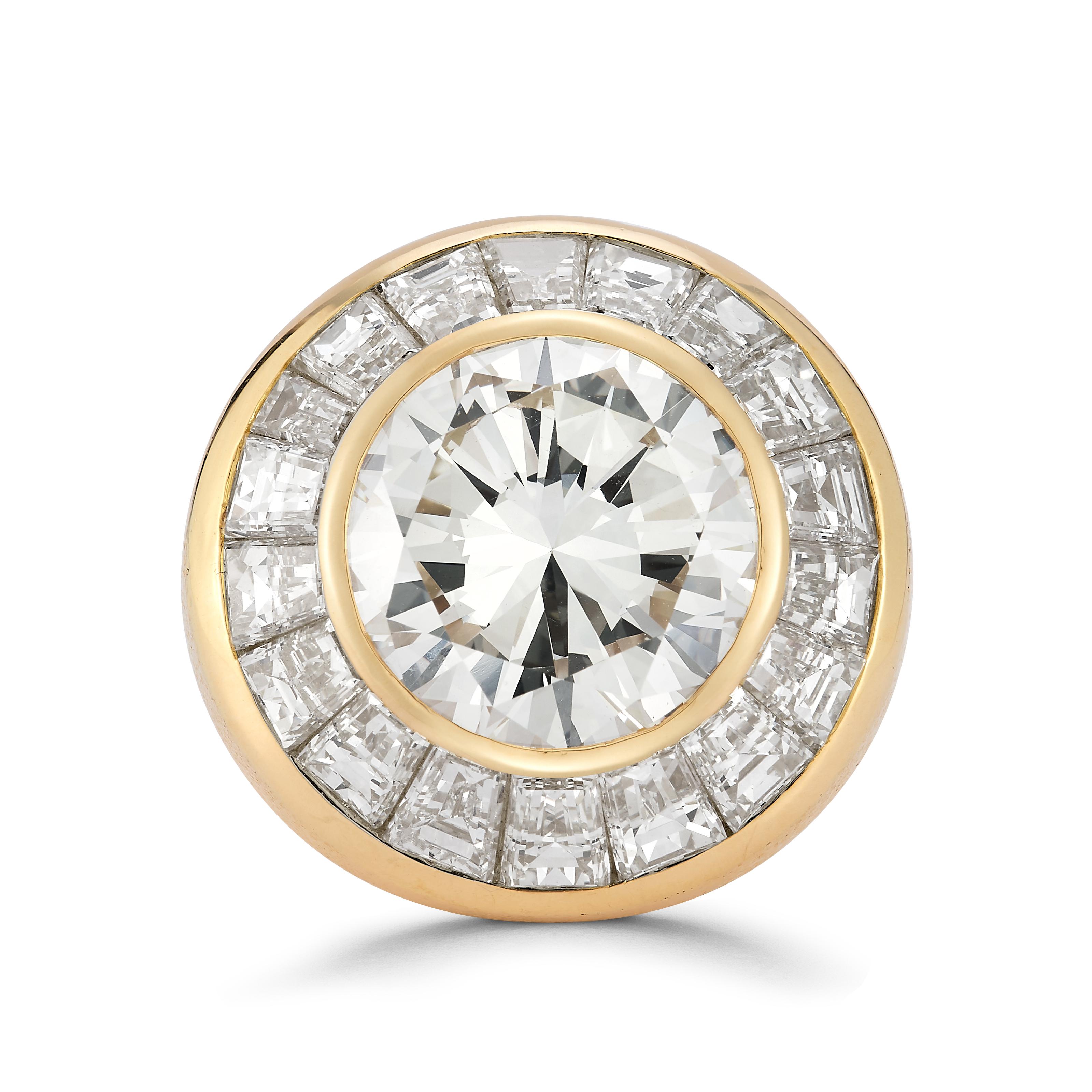 David Webb 9.37 Carat Diamond Men's Ring For Sale 1