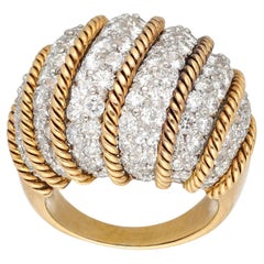 DAVID WEBB Bague bombée