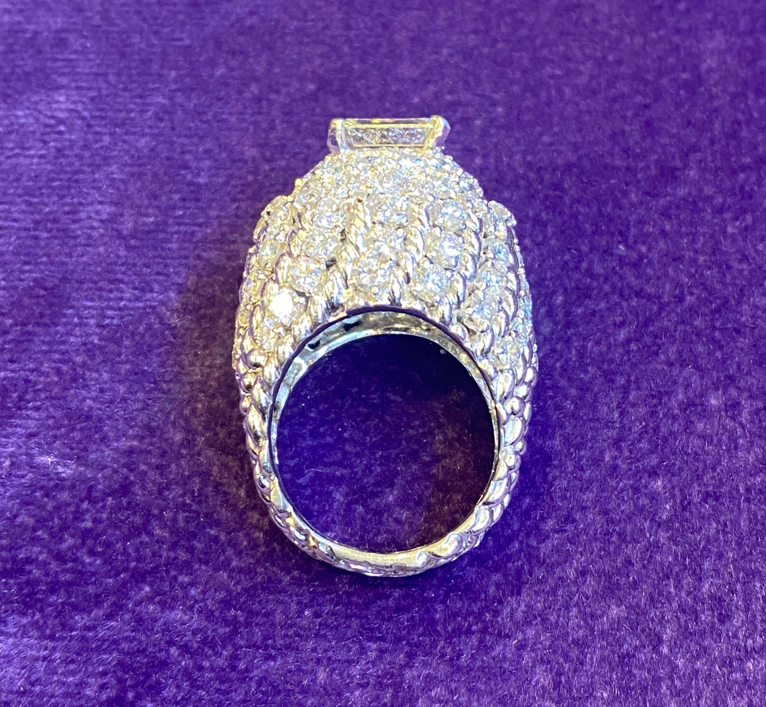 David Webb, bague dôme de cocktail en vente 1