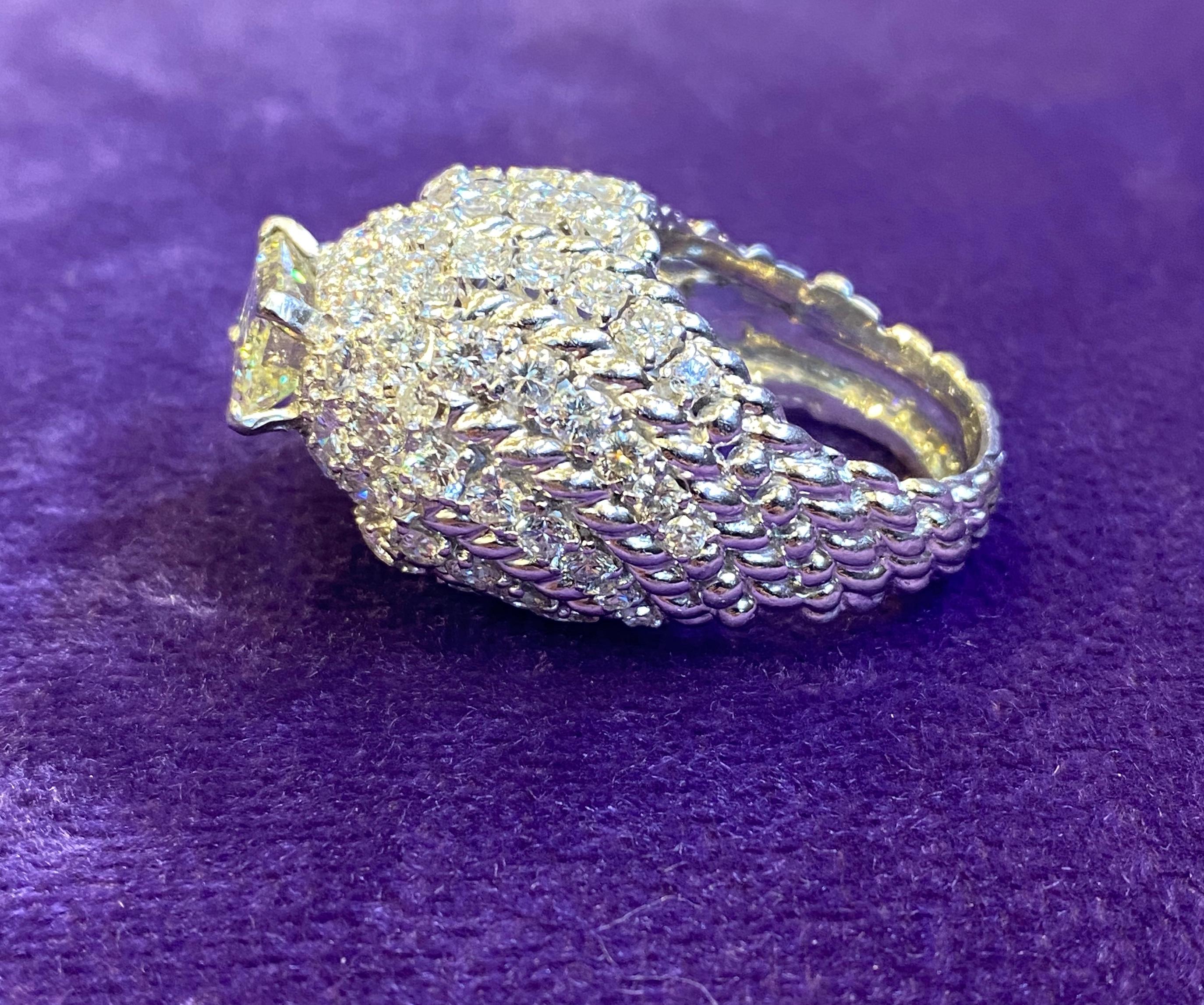 David Webb Cocktail Dome Ring For Sale 2
